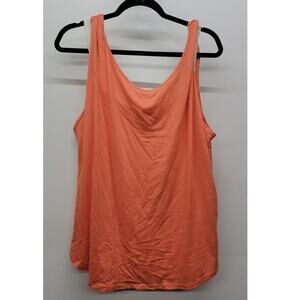 Melrose and Market Coral & Mint Twist Tank